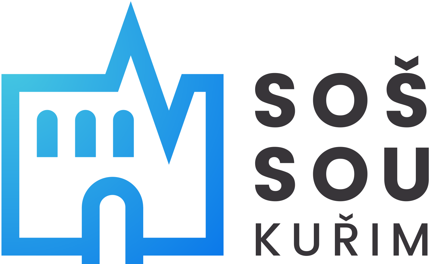 Logo SOŠ a SOU Kuřim